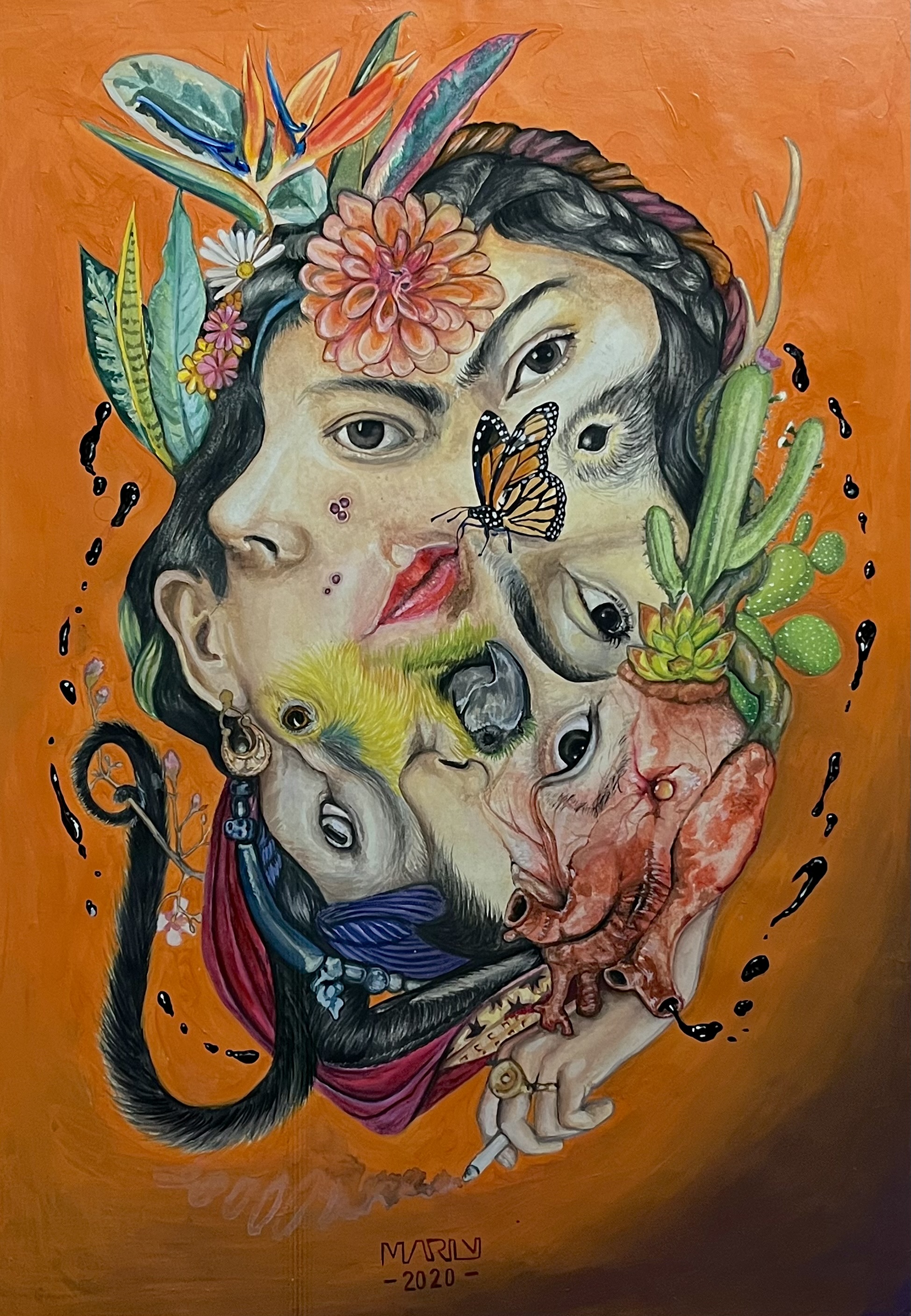 La artista