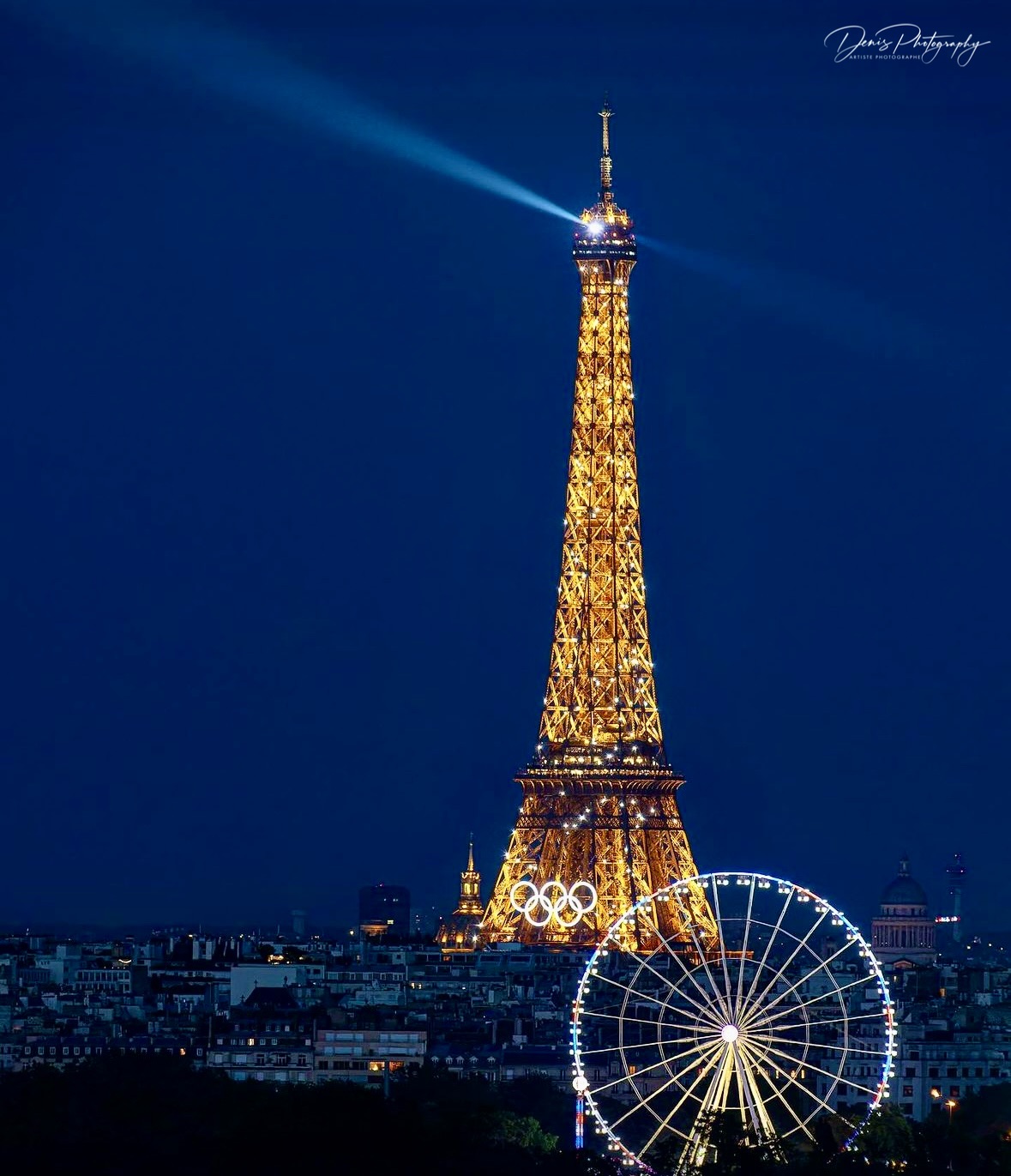 Tour Eiffel et la grande roue